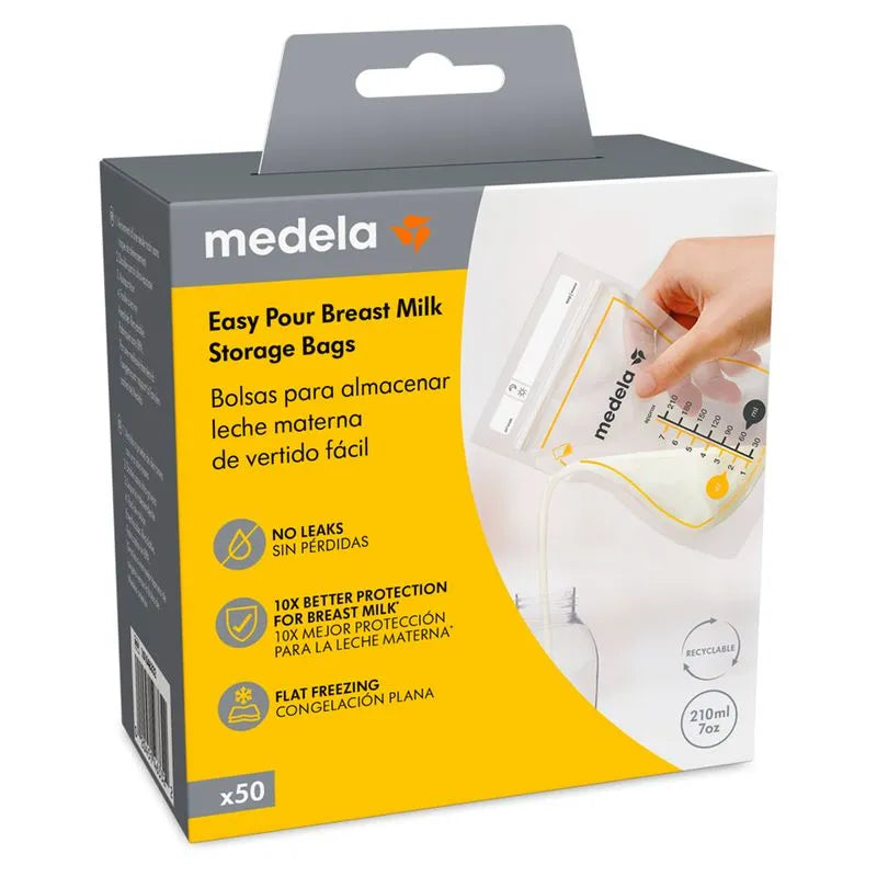 Bolsas para Leche Materna 210 ml – Almacenamiento seguro y sin derrames (Caja x 50)