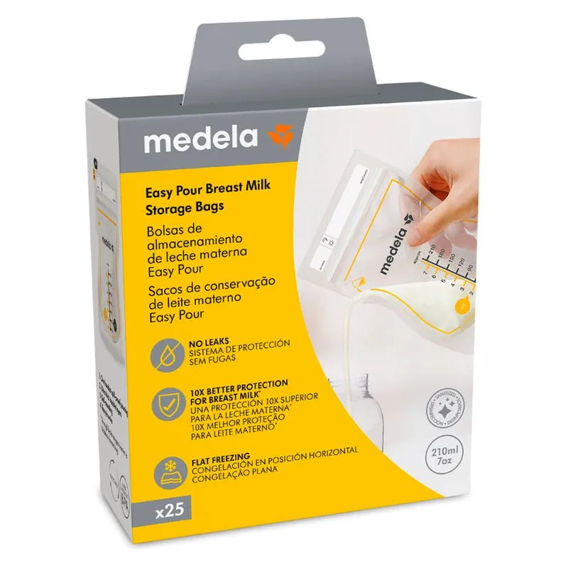 Bolsas para Leche Materna 210 ml – Almacenamiento seguro y sin derrames (Caja x 25)